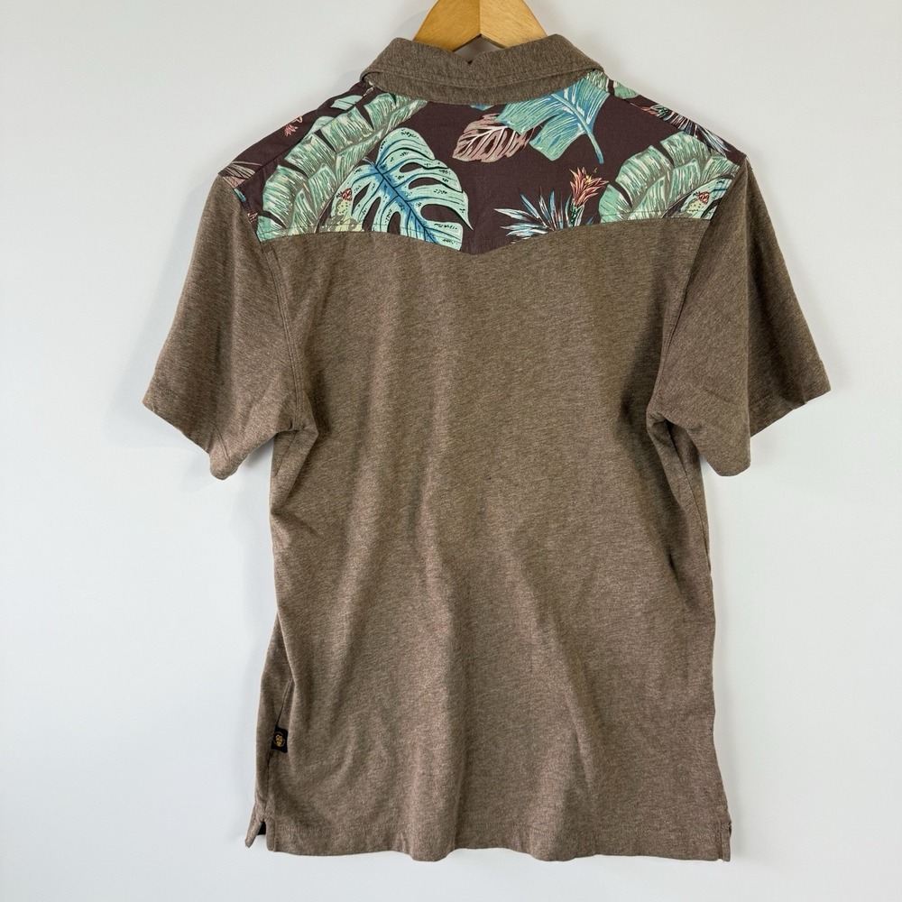 Howler Brothers Western Style Polo with Tropical Cactus - Picture 4 of 9